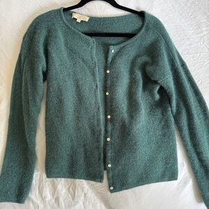 Sezane Gaspard Cardigan Sauge - Size S